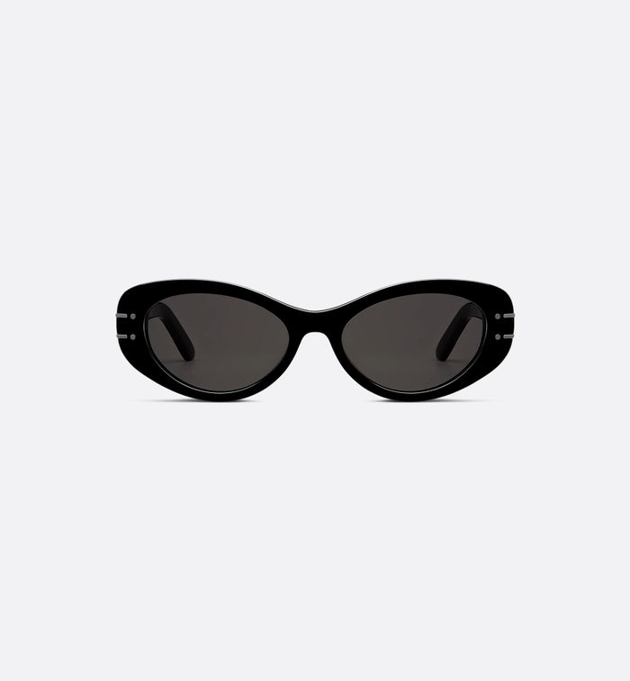 Lunettes de soleil ovales noires – Dior – John Paul Optique