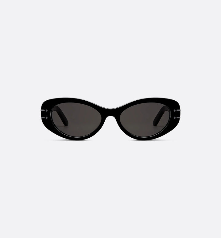 Lunettes de soleil ovales noires