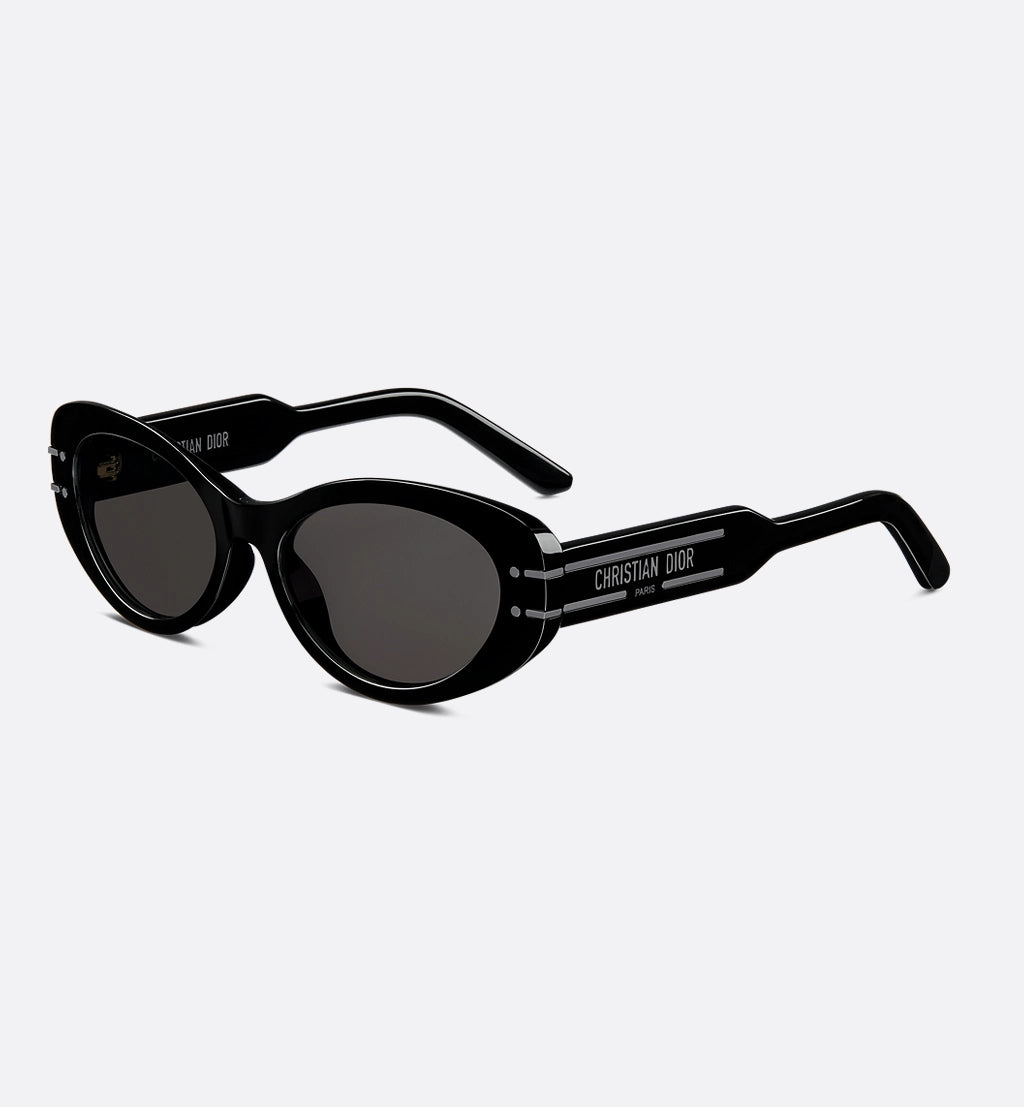 Lunettes de soleil ovales noires