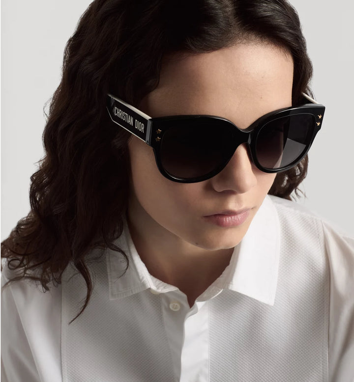 Lunettes de soleil papillon noires DiorPacific B2I