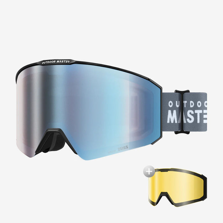 Masque de ski FALCON coupe asiatique verre cylindrique ZEISS