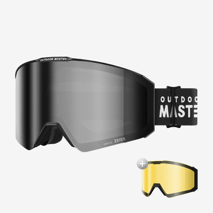 Masque de ski FALCON coupe asiatique verre cylindrique ZEISS