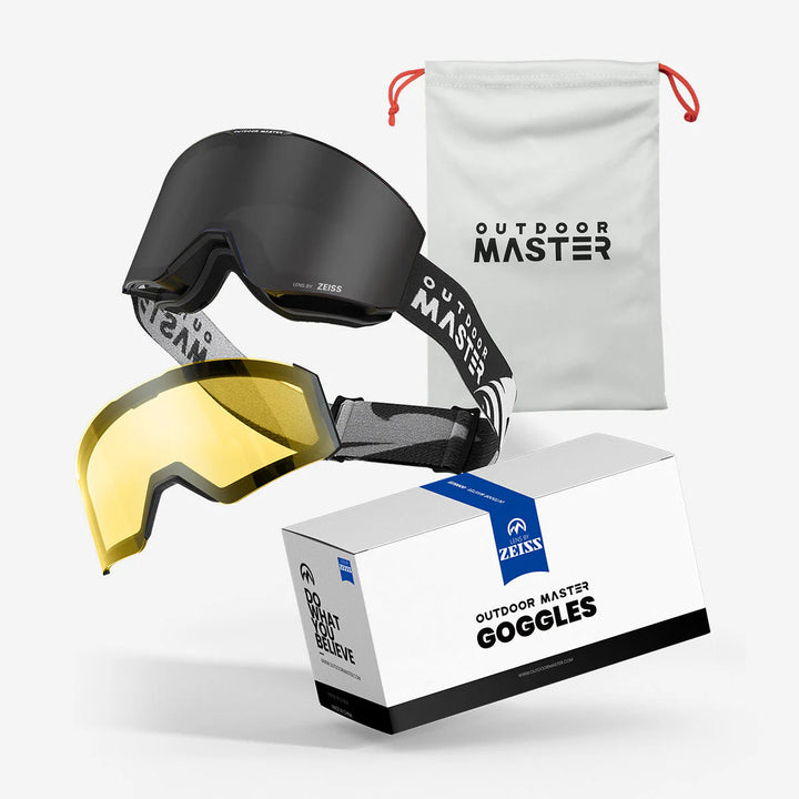 Masque de ski FALCON coupe asiatique verre cylindrique ZEISS