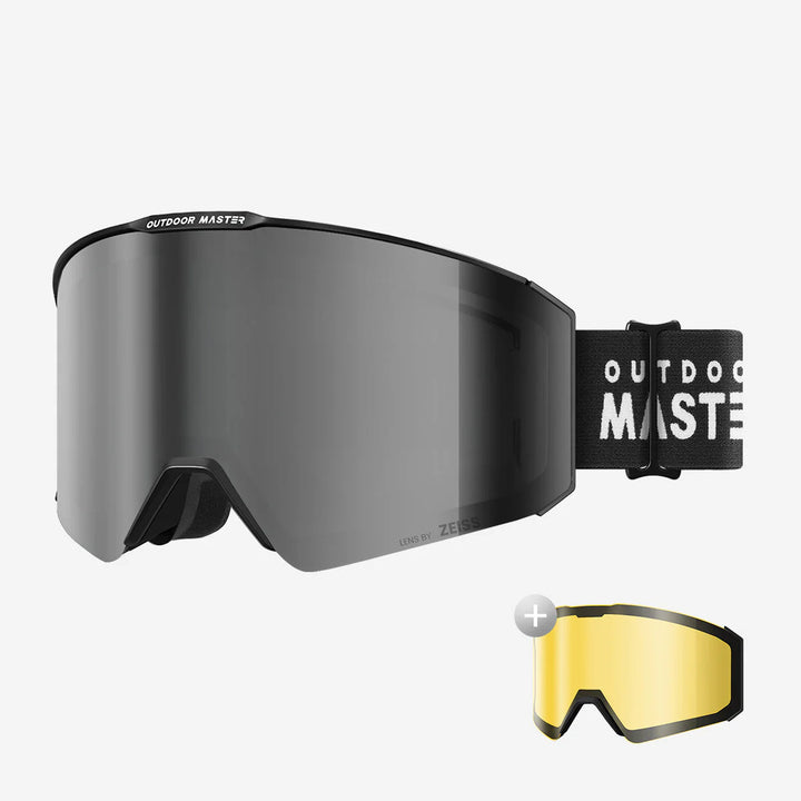 Masque de ski FALCON coupe asiatique verre cylindrique ZEISS