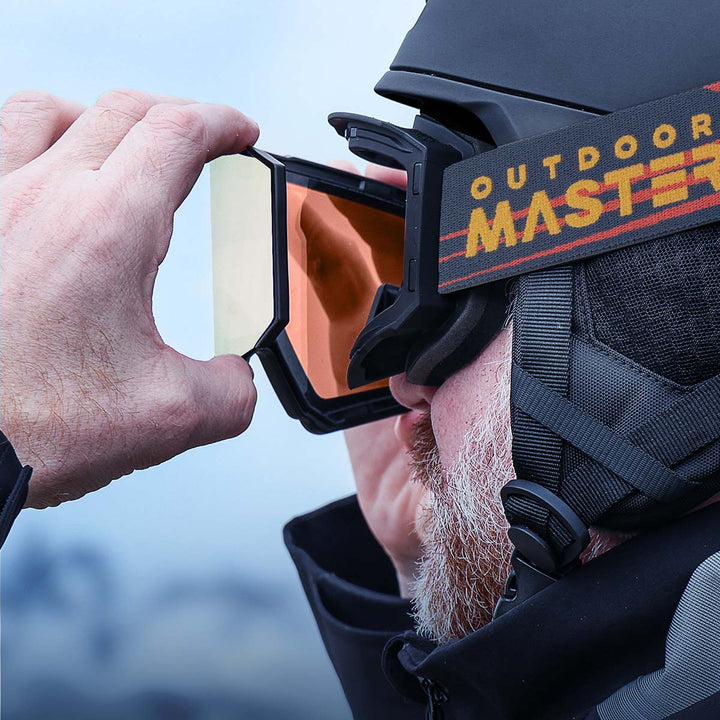 Masque de ski FALCON coupe asiatique verre cylindrique ZEISS