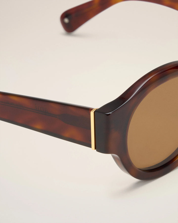 Lunettes De Soleil 75002 Marron En Acétate