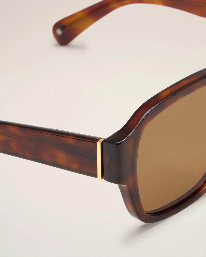 Lunettes De Soleil 75006 Noires En Acétate
