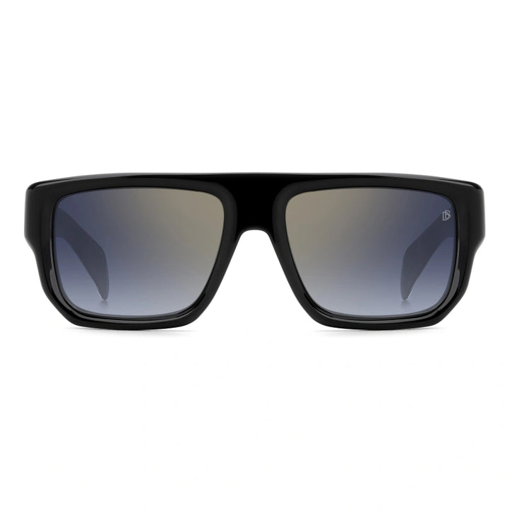 DB 7146/S - Noir - Miroir doré bleuté