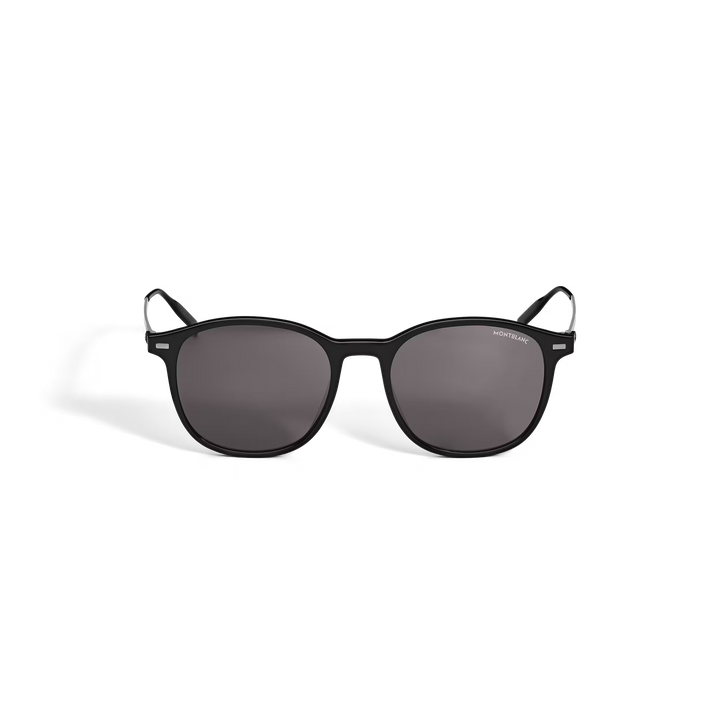 Lunettes de Soleil Rondes avec Monture Injectée Noire