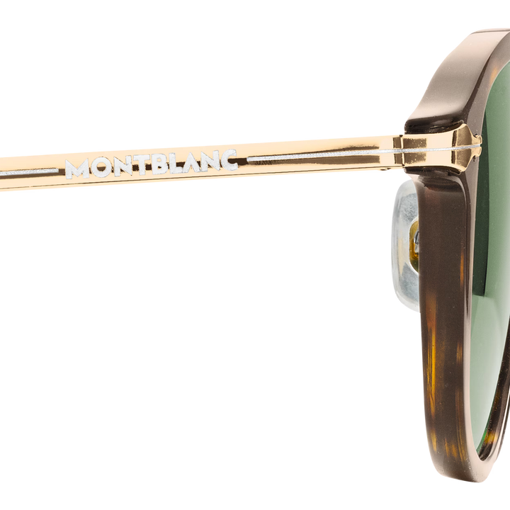Lunettes de Soleil Rondes avec Monture Injectée Havane
